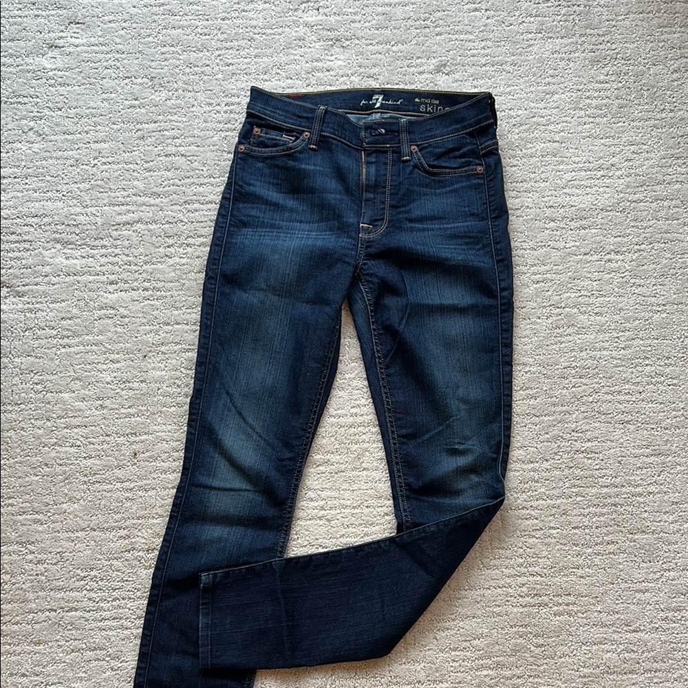 Dark Blue Denim Jeans